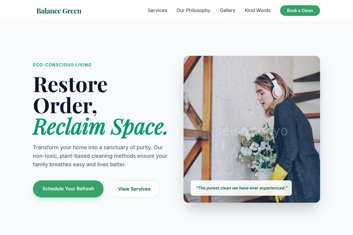 Balance Green Cleaning