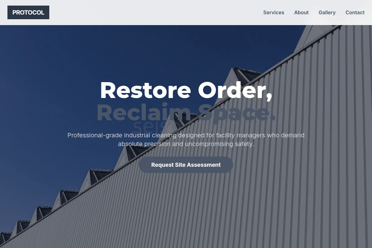 Protocol Industrial Cleaning