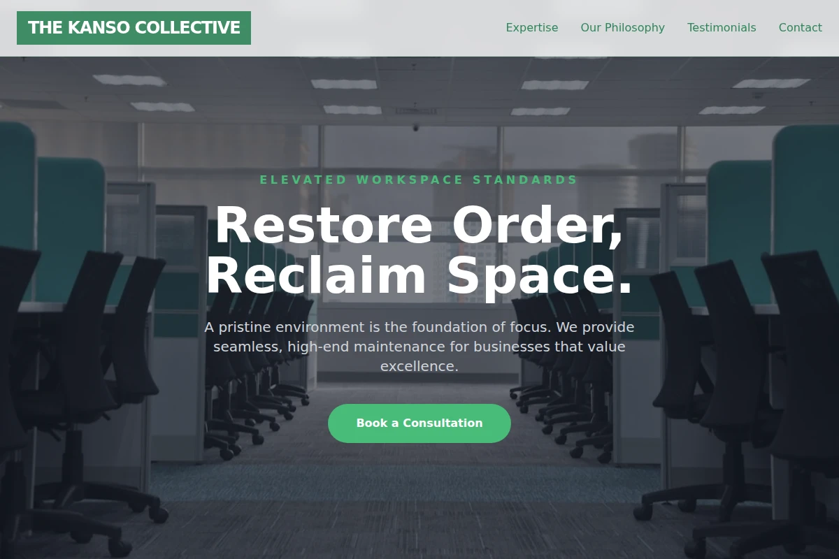 Minimalist Office Cleaning